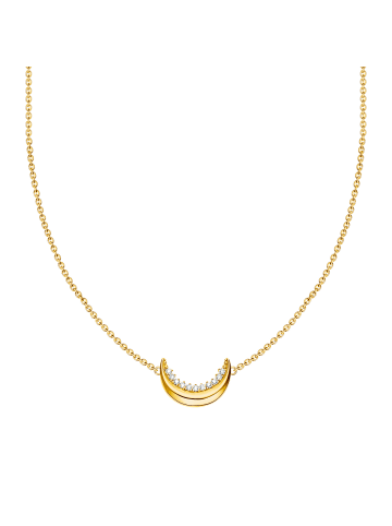 Thomas Sabo Kette Mit Anhänger Moon Romance in weiß, gold