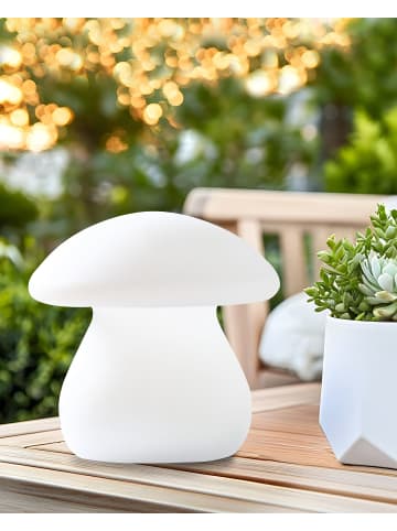 Beliani 3-tlg Tischlampe für den Außenbereich TUIRA in Weiß