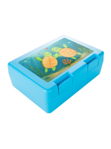 Mr. & Mrs. Panda Lunchbox Schildkröten Paar Design ohne Spruch in Weiß