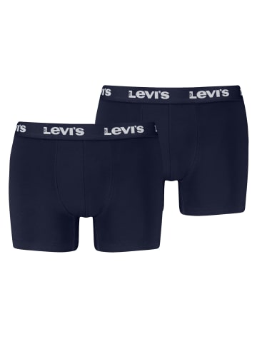 Levis 2er Pack Repeat Logo Boxer Briefs in Navy