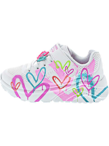 Skechers Uno Lite - Heart Status Sneaker Weiß