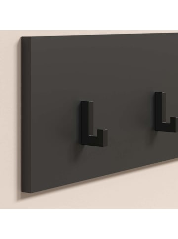 ebuy24 Garderobenmöbel Esteban Grau 250 x 36 cm