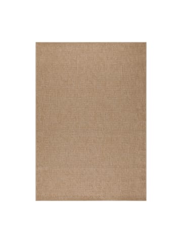 KADIMA DESIGN Teppich Outdoor Waschbar Vintage JUNGFRAU Strapazierfähig OEKO-TEX in Beige