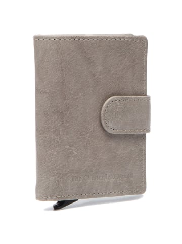 The Chesterfield Brand Prague Kreditkartenetui RFID Schutz Leder 7 cm light grey