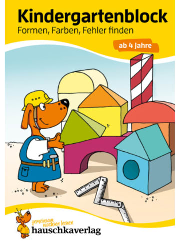 Hauschka Papeterie/PBS - Kindergartenblock ab 4 Jahre - Formen, Farben, Fehler finden