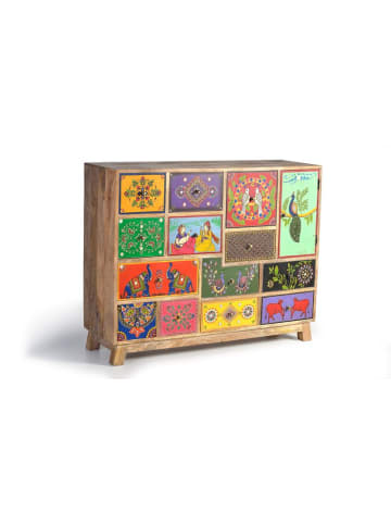 Giner y Colomer Kommode aus Mangoholz in Multicolored
