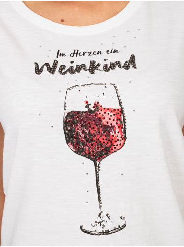 Hangowear T-Shirt WEINKIND in weiß