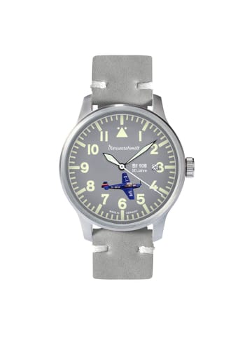 Messerschmitt Quarzuhr ME-42BF108-L in Silber