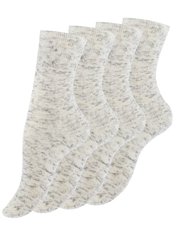 Cotton Prime® Socken - Italy Melange 8 Paar, mit Baumwolle in Beige meliert