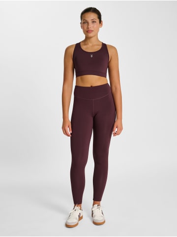Hummel Leggings Hmlpulse Multisport Damen in FUDGE
