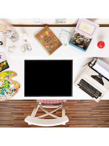 Mr. & Mrs. Panda Tischunterlage Juhuuuu, mein Gehalt ist... mit ... in Schwarz