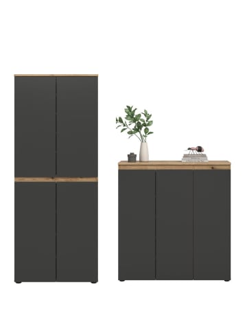 ebuy24 Schlafzimmer-Set Scarpa (2-teilig) Anthrazit 190 x 37 cm