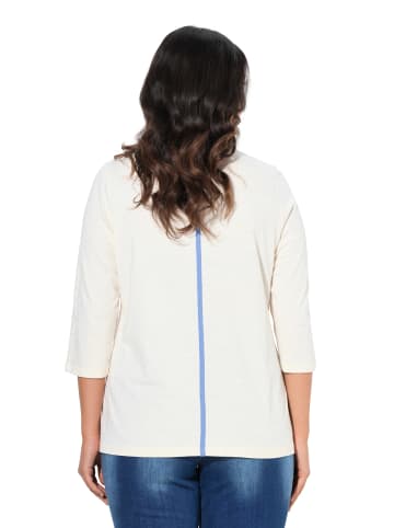 Ulla Popken Shirt in perlweiß