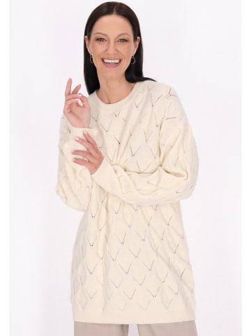 Usha Damen Pullover in Wollweiss