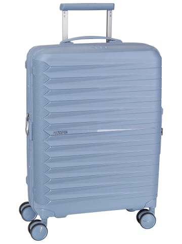 American Tourister Trolley Fastforward Spinner 55 in Steel Blue