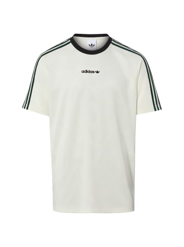 adidas Originals T-Shirt Jacquard Jersey in ecru