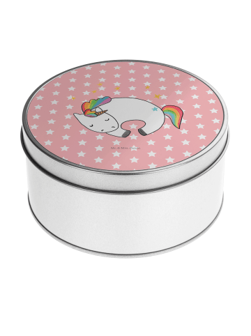 Mr. & Mrs. Panda Aufbewahrungsbox Einhorn Nacht ohne Spruch in Rot Pastell