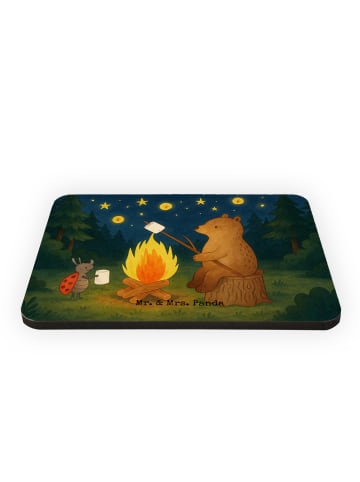 Mr. & Mrs. Panda Kühlschrankmagnet Bär & Marienkäfer Lagerfeuer ... in Weiß