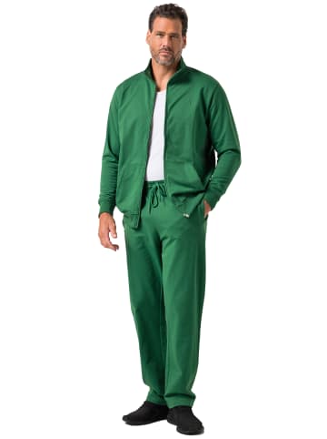 JP1880 Sweatjacke in smaragdgrün