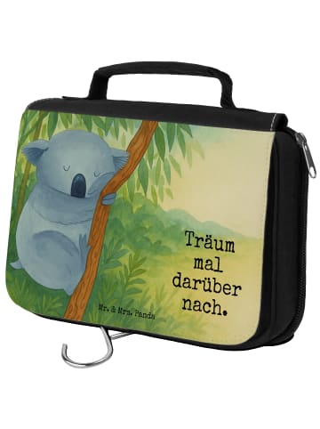 Mr. & Mrs. Panda Kulturbeutel Koalabär Design mit Spruch in Weiß
