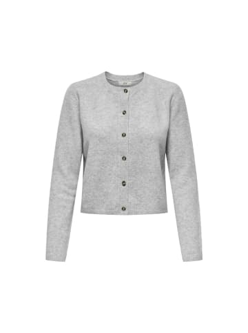 JDY Pullover in Light Grey Melange