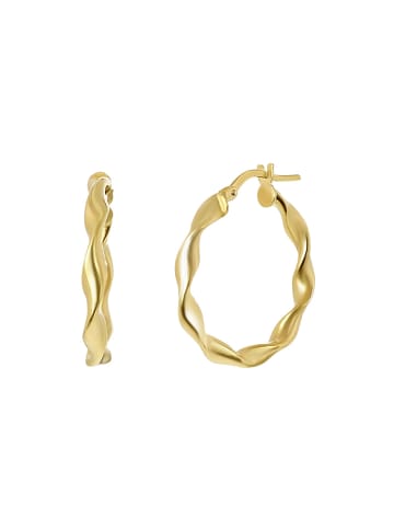 Lucardi 375 Gold Ohrringe Rund