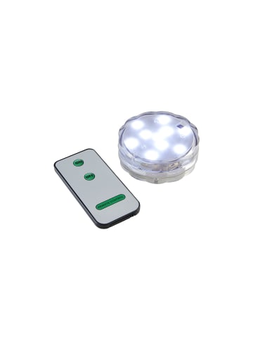 STAR Trading LED Unterwasserlicht ,Water Candle mit Fernbedienung, weißes Licht, Ø