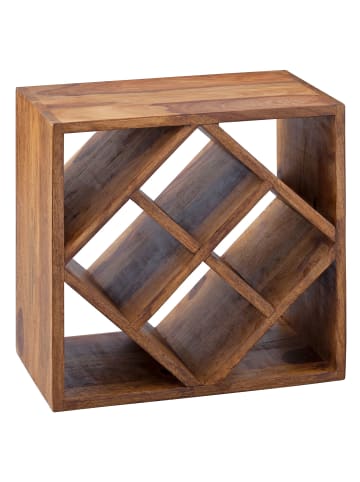 KADIMA DESIGN Weinregal WL5.673 Massivholz 40x40x25cm Holzregal 8