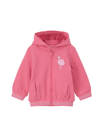 s.Oliver Sweatshirt Jacke langarm in Pink