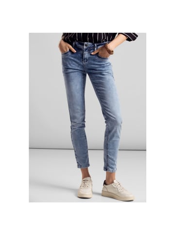 Street One Jeans in light blue random wash