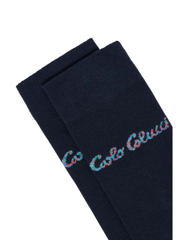 Carlo Colucci Businesssocken D'Eramo in Navy
