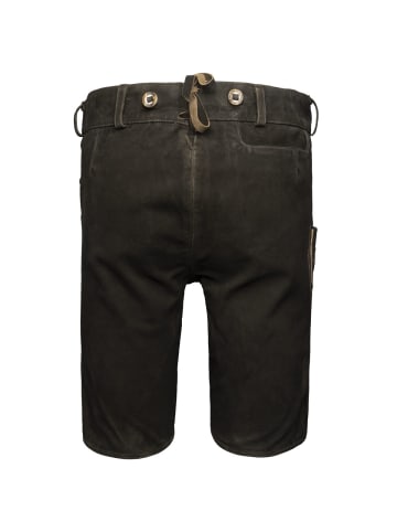 Maddox Country Lederhose Egbert in dunkelbraun