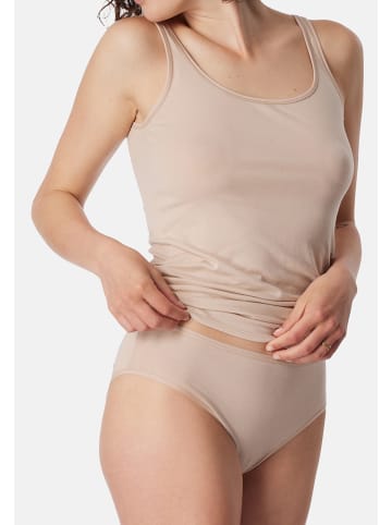 Schiesser Tai Slip 95/5 Organic Cotton in Beige / Weiß