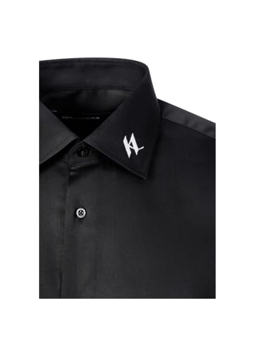 Karl Lagerfeld Langarmhemd 605041 in schwarz