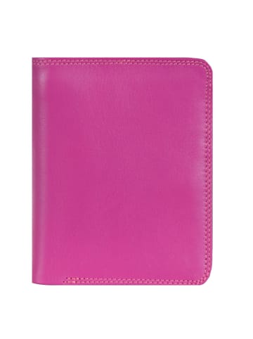 MYWALIT Geldbörse Leder 14 cm in sangria multi