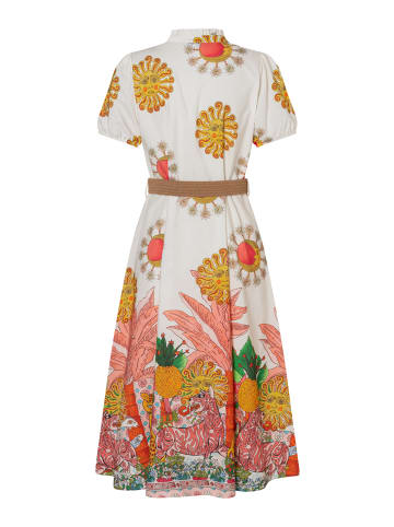More & More kunstvoll bedrucktes Blusenkleid in phantastic jungle print