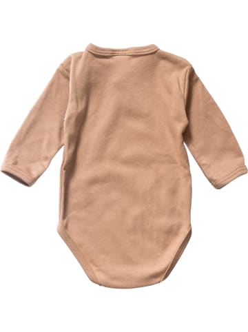 Makoma Langarmbody Pajac Giraffe G in braun