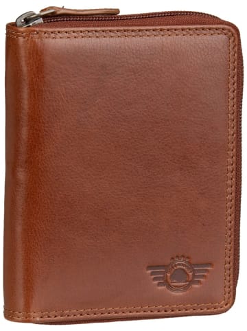 Greenburry Geldbörse Waxy Vintage Rv-Kombibörse RFID in Tobacco Nut