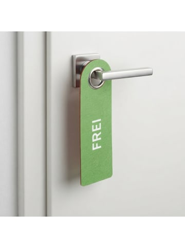 relaxdays 10 x Türschild "Besetzt Frei" in Rot/ Grün