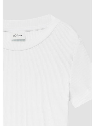 s.Oliver T-Shirt in 0100_weiß