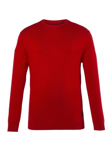 Men Plus Pullover in rubinrot