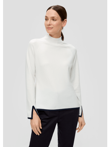 s.Oliver BLACK LABEL Strickpullover langarm in Creme