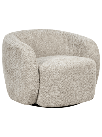Beliani Sessel TORE in Beige - (W) 85 x (H) 67 x (L) 80 cm