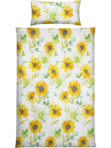 Erwin Müller Seersucker Bettwäsche in gelb