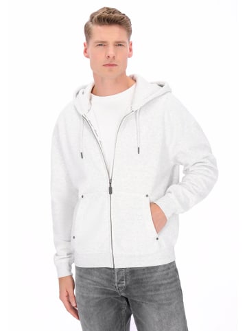 DreiMaster Men Hoodie in offwhite melange