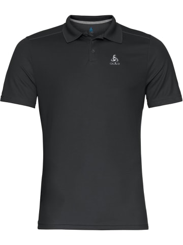 Odlo Polo "Polo Shirt Shortslevee F-Dry" in Schwarz