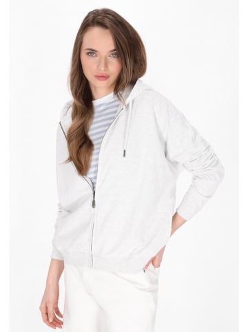 DreiMaster Maritim Hoodie in offwhite melange