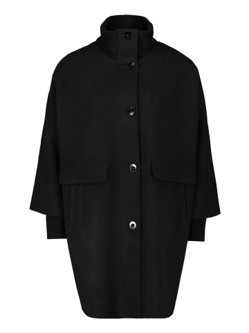 Betty Barclay Wollmantel mit Strickdetails in Schwarz