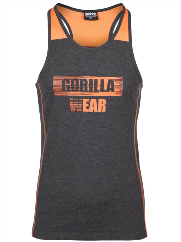 Gorilla Wear Wallace Tank-Top - Grau/Orange