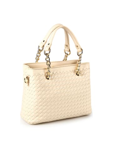 Valentino Gea Schultertasche 21.5 cm in ecru